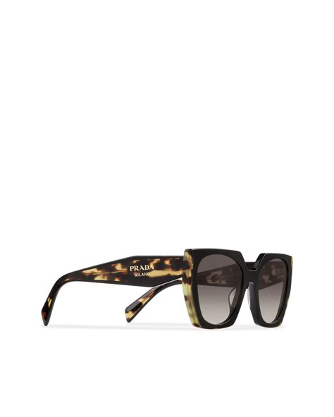 prada zonnebril tortoise grey|Gradient Anthracite Gray Lenses Sunglasses With Prada Logo.